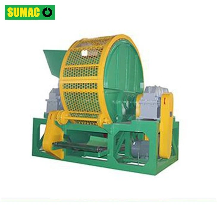 Desguace la máquina usada de la trituradora del neumático del camión