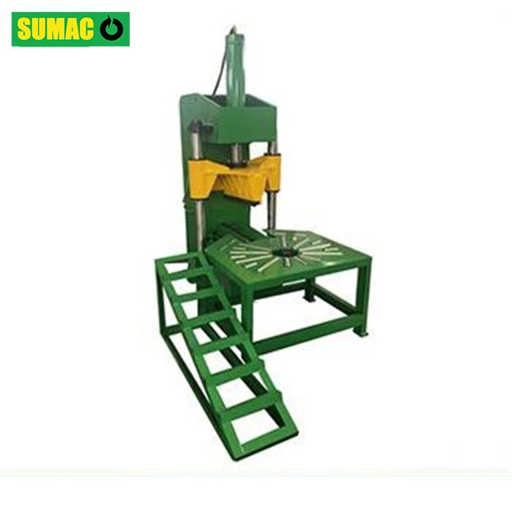 Máquina de corte de neumáticos usados