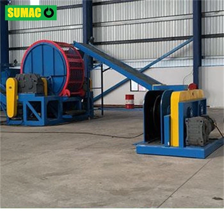 Trituradora de residuos de llantas para camiones