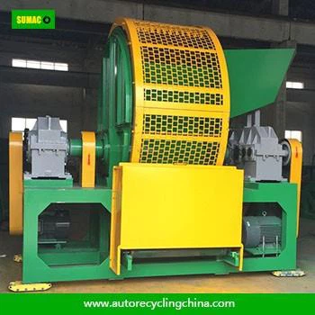 Whole Waste Truck Tyre Recycling Shredder